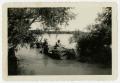 Thumbnail image of item number 1 in: '[Floating Two Jeeps on Lake Abilene]'.