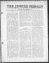 Thumbnail image of item number 3 in: 'The Jewish Herald (Houston, Tex.), Vol. 2, No. 26, Ed. 1, Thursday, March 10, 1910'.