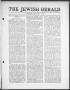 Thumbnail image of item number 3 in: 'The Jewish Herald (Houston, Tex.), Vol. 2, No. 36, Ed. 1, Thursday, May 19, 1910'.