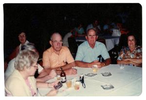 [Photograph of Dinner Table at Reunion]