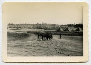 [Photograph of Marching Soldiers]