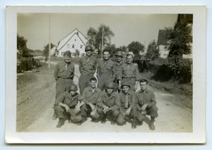 [First Platoon Posing for a Picture]