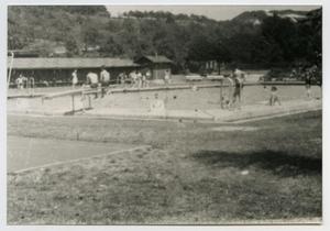 Primary view of object titled '[Photograph of Swimming Pool in Aalen, Germany]'.