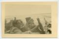 Primary view of [Photograph of Soldiers in Army Vehicle]