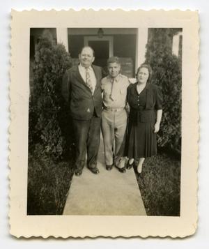 [Photograph of a Soldier and a Civilian Couple]