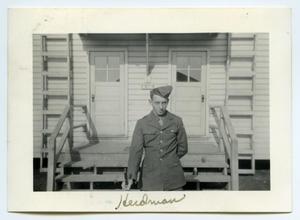 [Photograph of a Soldier at Camp]