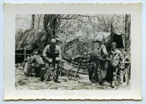 [Soldiers Eating and Drinking in Camp]