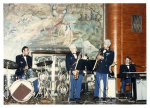 Primary view of object titled '[Photograph of Jazz Ensemble]'.