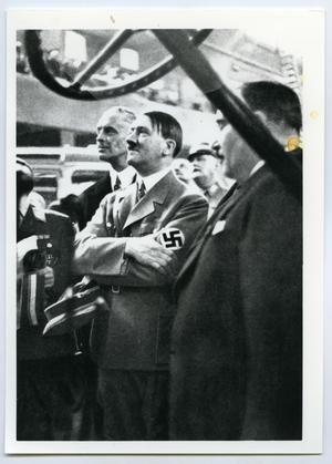 [Adolf Hitler Standing in Uniform]