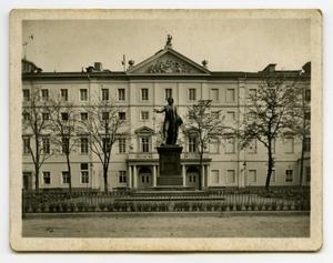 Primary view of object titled '[The Theater Building in Mannheim, Germany]'.
