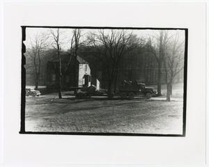 Primary view of object titled '[A U.S. Army Truck Hauling an Artillery Piece]'.