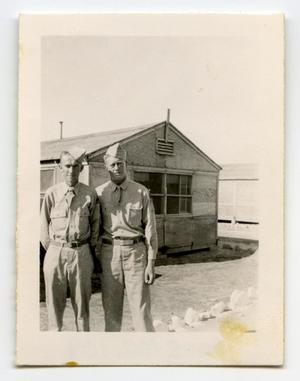 [Photograph of Harold Wells with Friend]