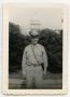 Photograph: [Photograph of a Lieutenant in front of the U.S. Capitol Building]