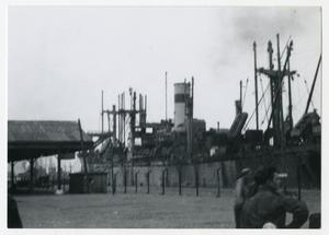 [Photograph of Ship in Harbor]