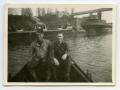 Photograph: [Two Soldiers Sitting in a Boat]