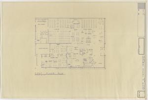 Primary view of object titled 'Abilene Public Library, Abilene, Texas: First Floor Plan'.