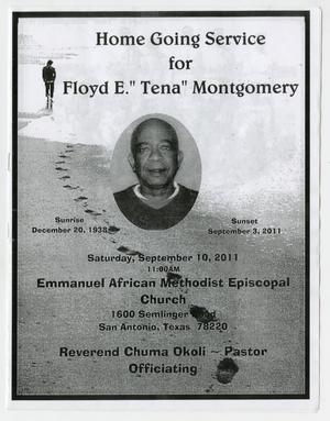 [Funeral Program for Floyd E. Montgomery, September 10, 2011]