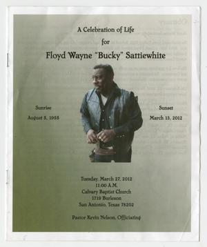 [Funeral Program for Floyd Wayne Sattiewhite, March 27, 2012]