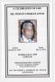 Primary view of [Funeral Program for Wesley Charles Lewis, June 3, 2014]