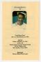 Primary view of [Funeral Program for Earl Oliver Ross, February 21, 2014]