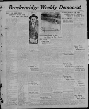 Breckenridge Weekly Democrat (Breckenridge, Tex), No. 8, Ed. 1, Friday, October 1, 1926