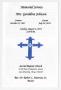 Primary view of [Funeral Program for Geraldine Johnson, August 4, 2013]