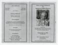 Thumbnail image of item number 3 in: '[Funeral Program for Marjorie Fields Ramsey, May 31, 2002]'.