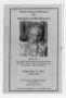 Pamphlet: [Funeral Program for Marjorie Fields Ramsey, May 31, 2002]