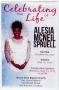Primary view of [Funeral Program for Alesia Mcneil Spruell, May 25, 2015]