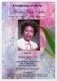 Thumbnail image of item number 1 in: '[Funeral Program for Annie Moore Sykes, October 13, 2011]'.