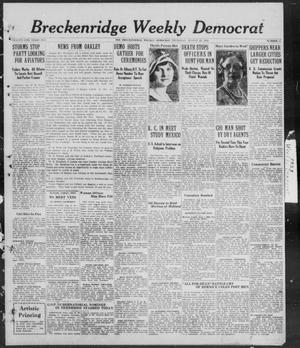 Breckenridge Weekly Democrat (Breckenridge, Tex), No. 51, Ed. 1, Thursday, August 23, 1928