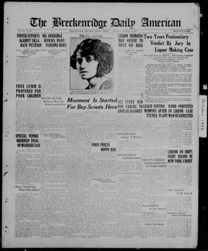 The Breckenridge Daily American (Breckenridge, Tex.), Vol. 3, No. 92, Ed. 1, Tuesday, October 17, 1922