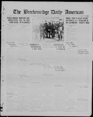 The Breckenridge Daily American (Breckenridge, Tex.), Vol. 3, No. 117, Ed. 1, Tuesday, November 14, 1922