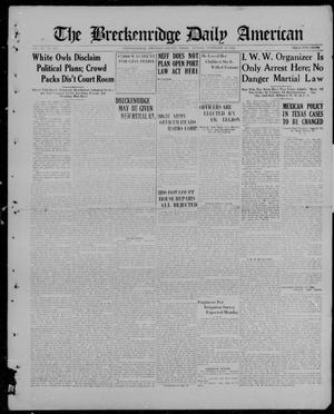 The Breckenridge Daily American (Breckenridge, Tex.), Vol. 3, No. 121, Ed. 1, Sunday, November 19, 1922