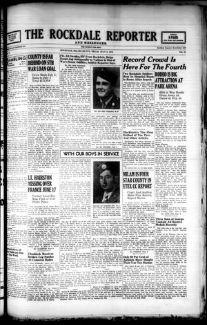 The Rockdale Reporter and Messenger (Rockdale, Tex.), Vol. 72, No. 23, Ed. 1 Thursday, July 6, 1944