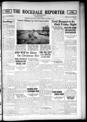 The Rockdale Reporter and Messenger (Rockdale, Tex.), Vol. 68, No. 46, Ed. 1 Thursday, December 19, 1940