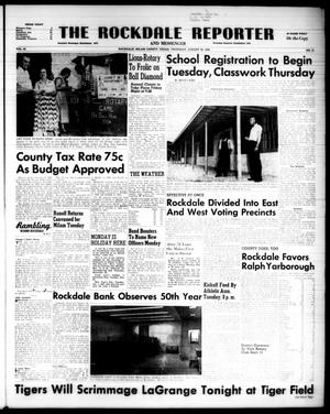 The Rockdale Reporter and Messenger (Rockdale, Tex.), Vol. 84, No. 33, Ed. 1 Thursday, August 30, 1956