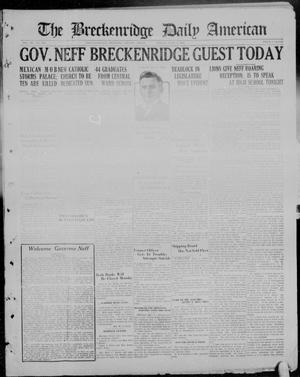 The Breckenridge Daily American (Breckenridge, Tex.), Vol. 3, No. 287, Ed. 1, Friday, June 1, 1923