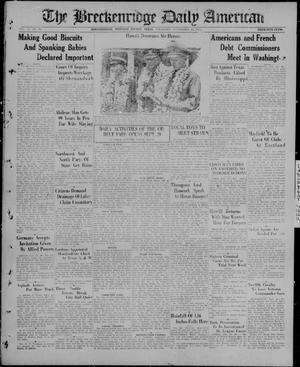 The Breckenridge Daily American (Breckenridge, Tex.), Vol. 6, No. 70, Ed. 1, Thursday, September 24, 1925