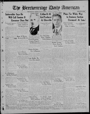 The Breckenridge Daily American (Breckenridge, Tex.), Vol. 6, No. 93, Ed. 1, Wednesday, October 21, 1925