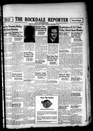 The Rockdale Reporter and Messenger (Rockdale, Tex.), Vol. 73, No. 33, Ed. 1 Thursday, September 13, 1945
