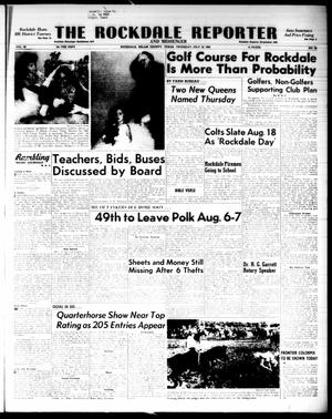 The Rockdale Reporter and Messenger (Rockdale, Tex.), Vol. 90, No. 28, Ed. 1 Thursday, July 19, 1962