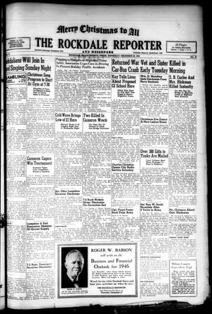 The Rockdale Reporter and Messenger (Rockdale, Tex.), Vol. 73, No. 47, Ed. 1 Thursday, December 20, 1945