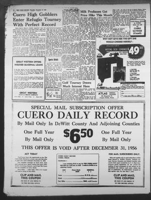 The Cuero Record (Cuero, Tex.), Vol. 68, No. 291, Ed. 1 Thursday, December 13, 1956
