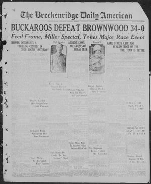 The Breckenridge Daily American (Breckenridge, Tex.), Vol. 7, No. 75, Ed. 1, Thursday, September 30, 1926