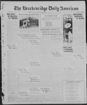The Breckenridge Daily American (Breckenridge, Tex.), Vol. 7, No. 111, Ed. 1, Thursday, November 11, 1926