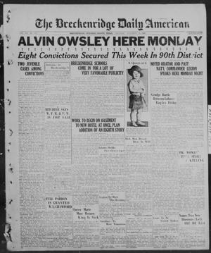 The Breckenridge Daily American (Breckenridge, Tex.), Vol. 7, No. 117, Ed. 1, Thursday, November 18, 1926