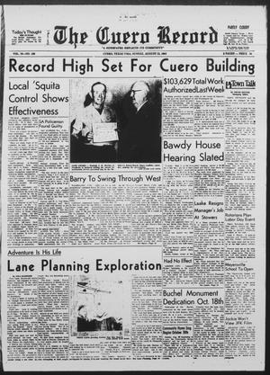 The Cuero Record (Cuero, Tex.), Vol. 70, No. 199, Ed. 1 Sunday, August 23, 1964