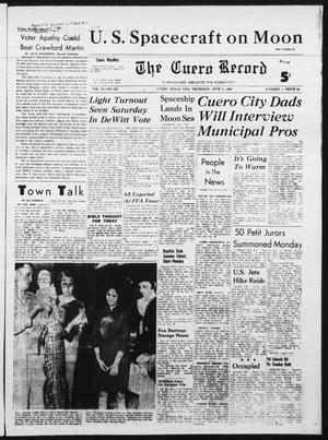 The Cuero Record (Cuero, Tex.), Vol. 72, No. 132, Ed. 1 Thursday, June 2, 1966