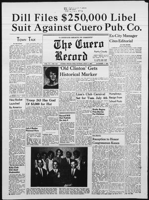 The Cuero Record (Cuero, Tex.), Vol. 73, No. 154, Ed. 1 Sunday, July 2, 1967
